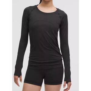 Lululemon Women's Swiftly Tech Long Sleeve 2.0 Black Size 10